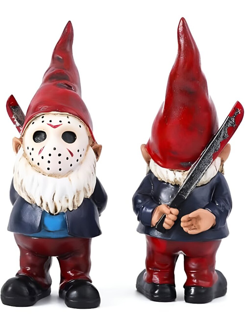 Halloween Decorations Outdoor, Horror Decor Garden Gnome Statue